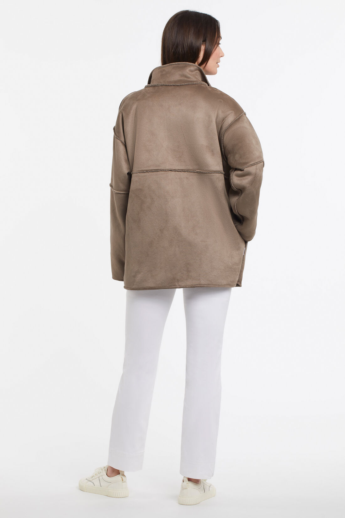 Reversible Sherpa Suede Jacket Image 2
