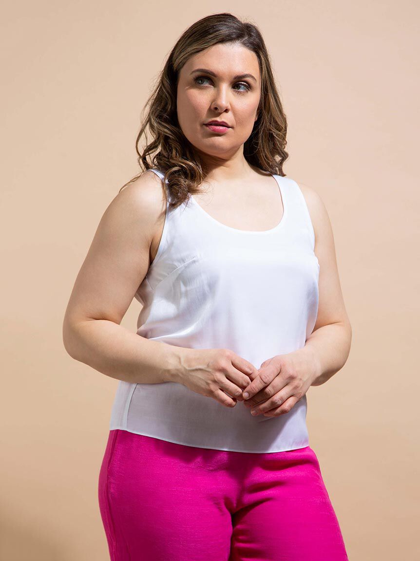 Scoop Satin Tank Image 3