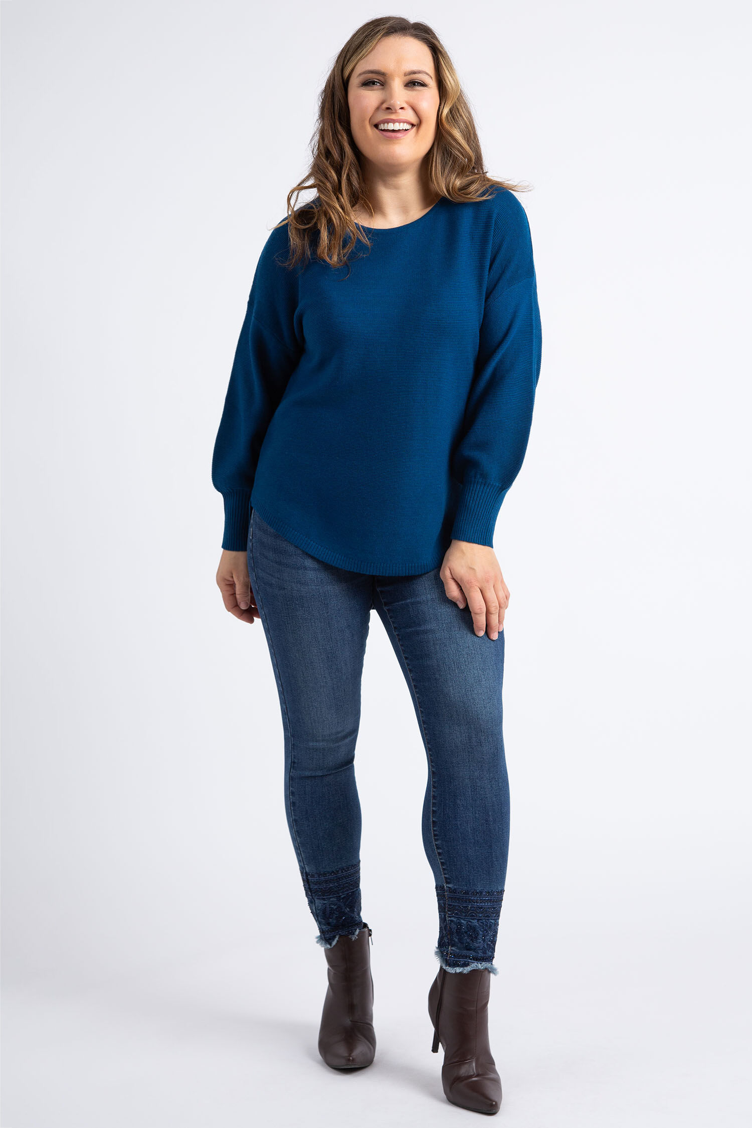 Balloon Sleeve Sweater Image 1