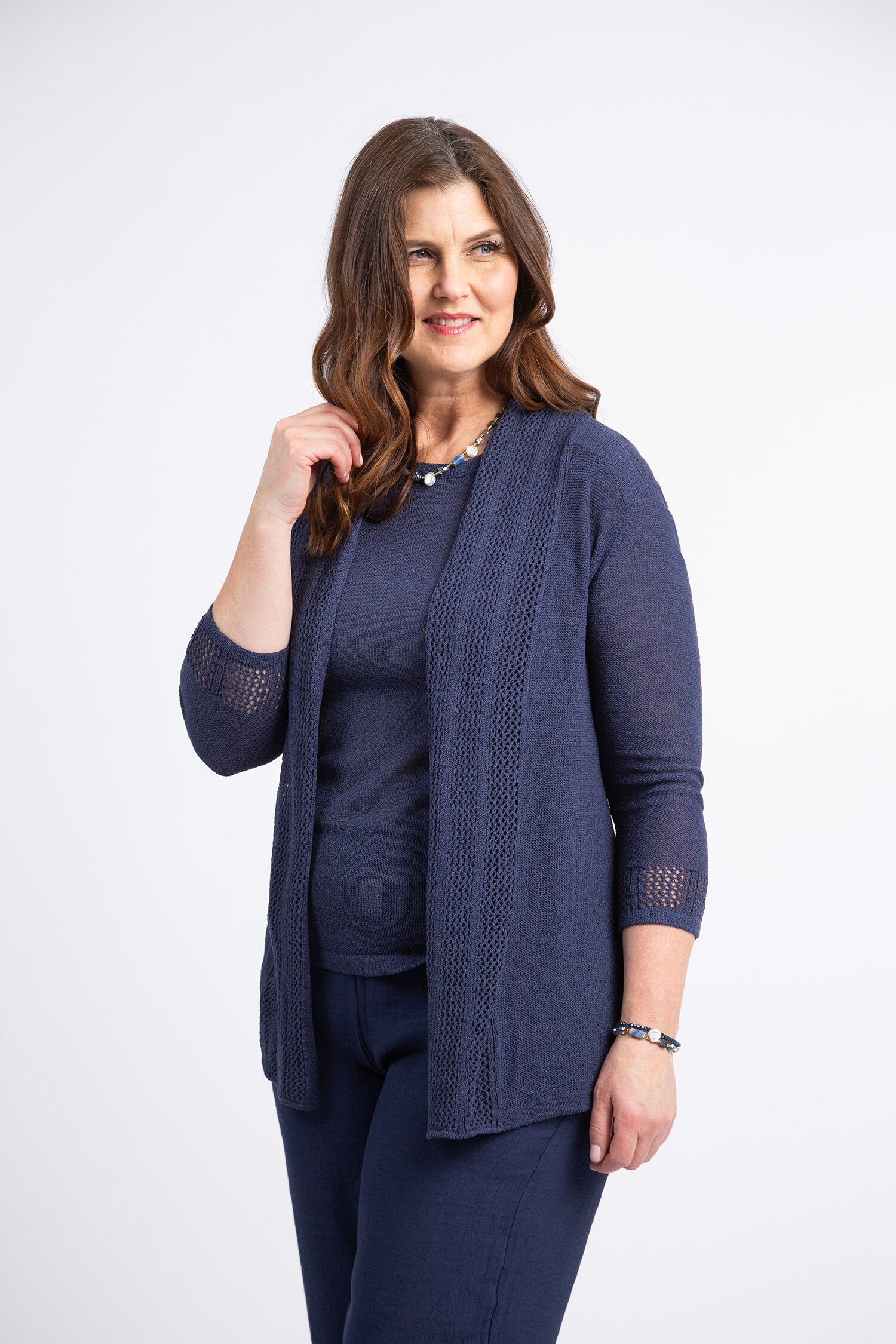 Corset Back Knit Cardigan Image 1