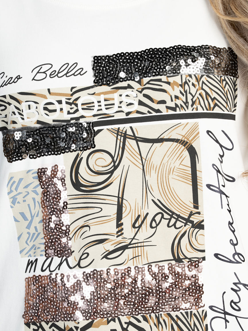Sequin Graphic T-Shirt
