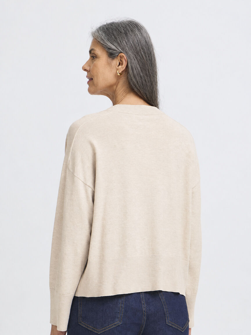 Long Sleeve Sweater With Small Heart Image 2