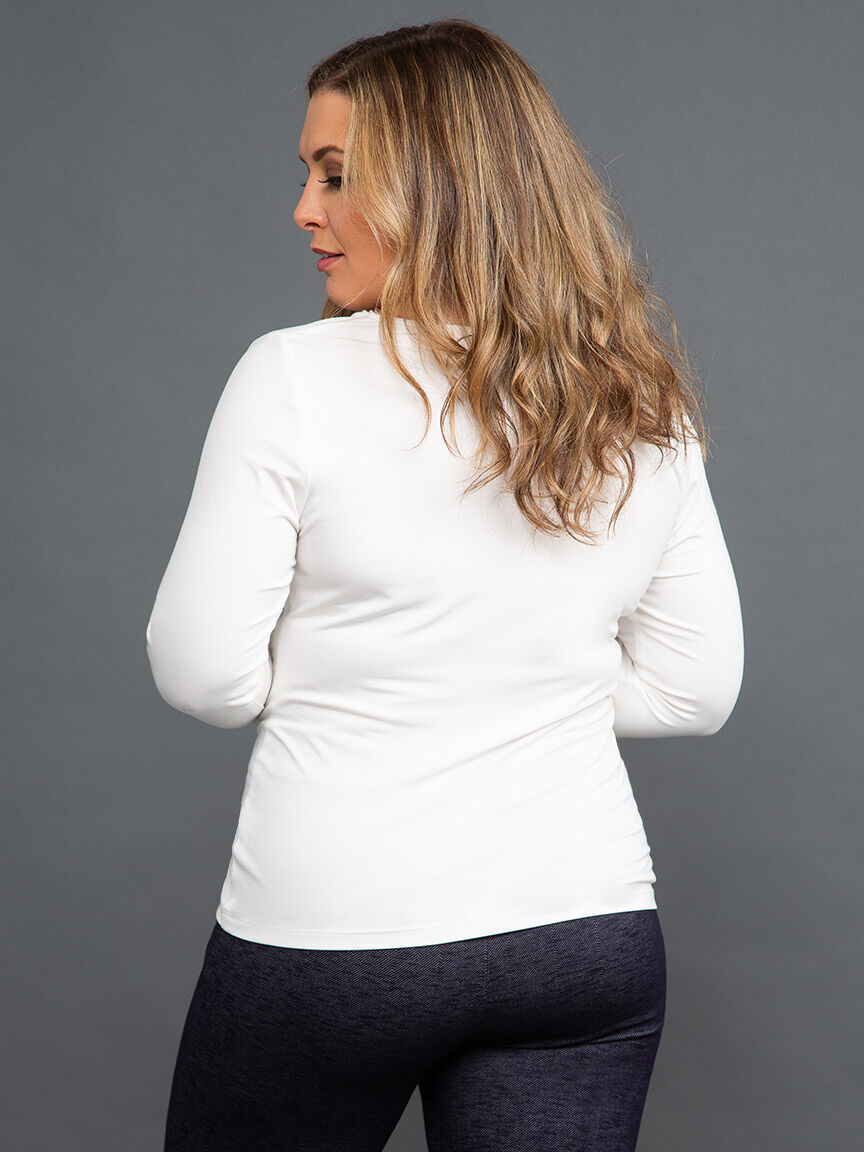 Long Sleeve Drapey Top
