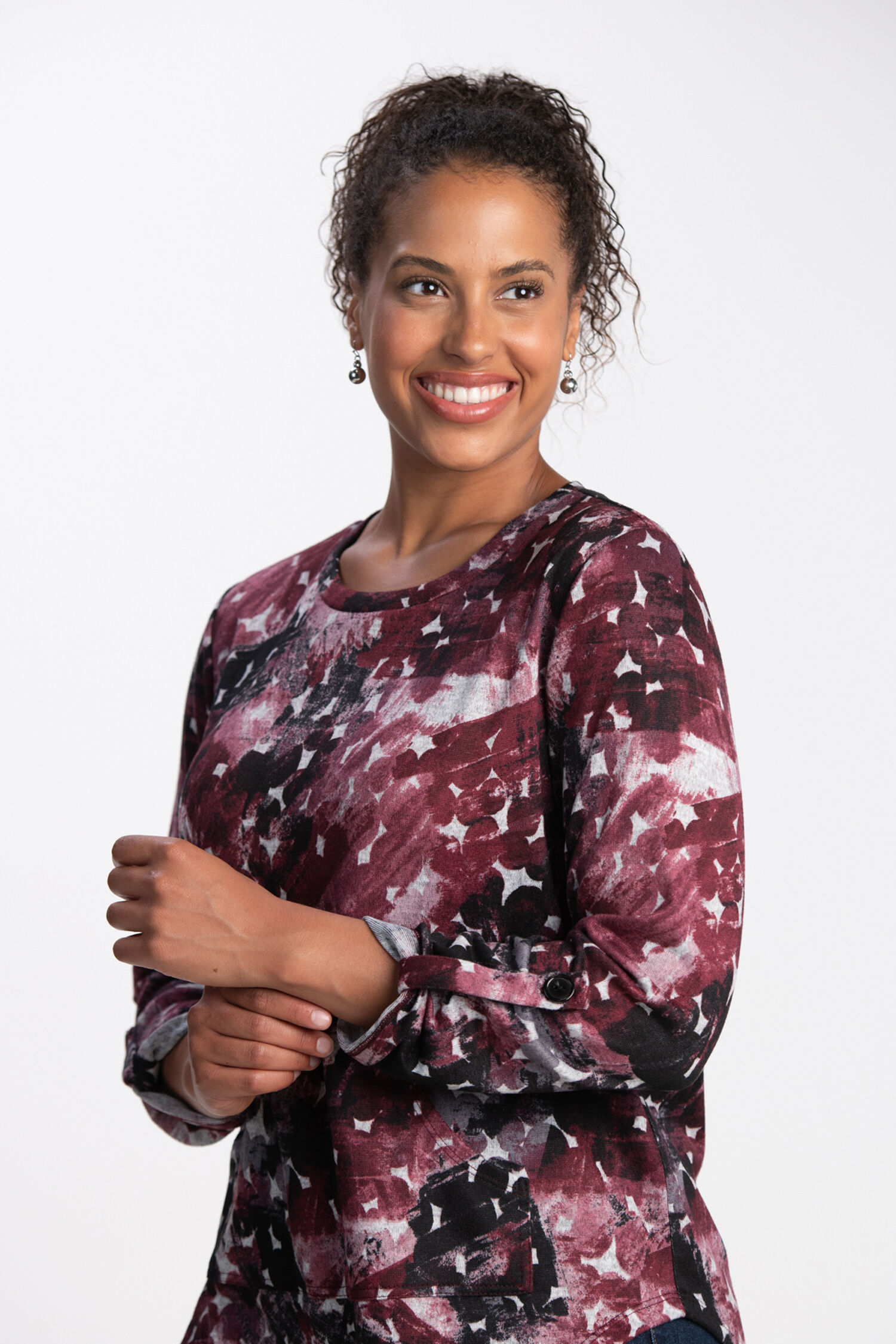 Kanga Pocket Crewneck Top Image 5