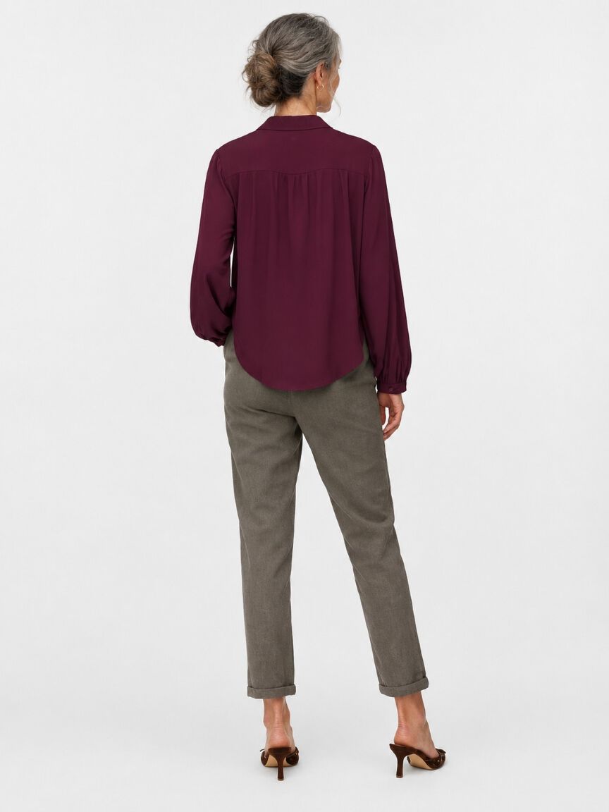 Pull-On Tapered Pants