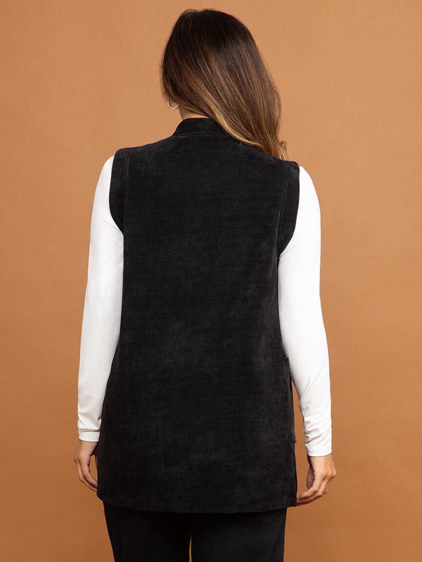 Chenille Short Vest Image 4