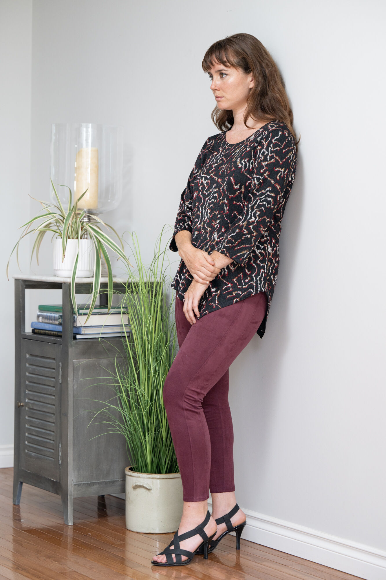 Faux Suede Leggings Image 1