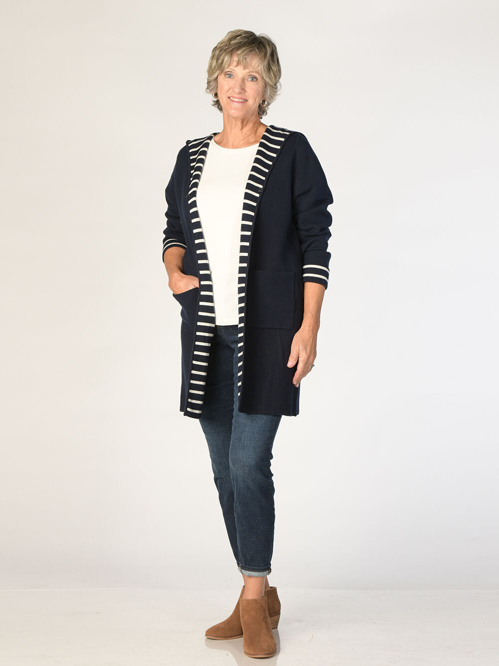 Active Hood Cardigan Image 2