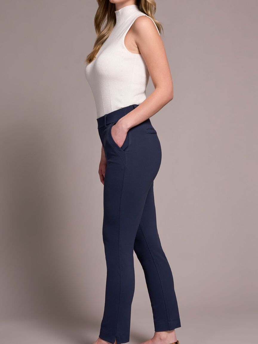 Slim Ankle Pull-On Pants