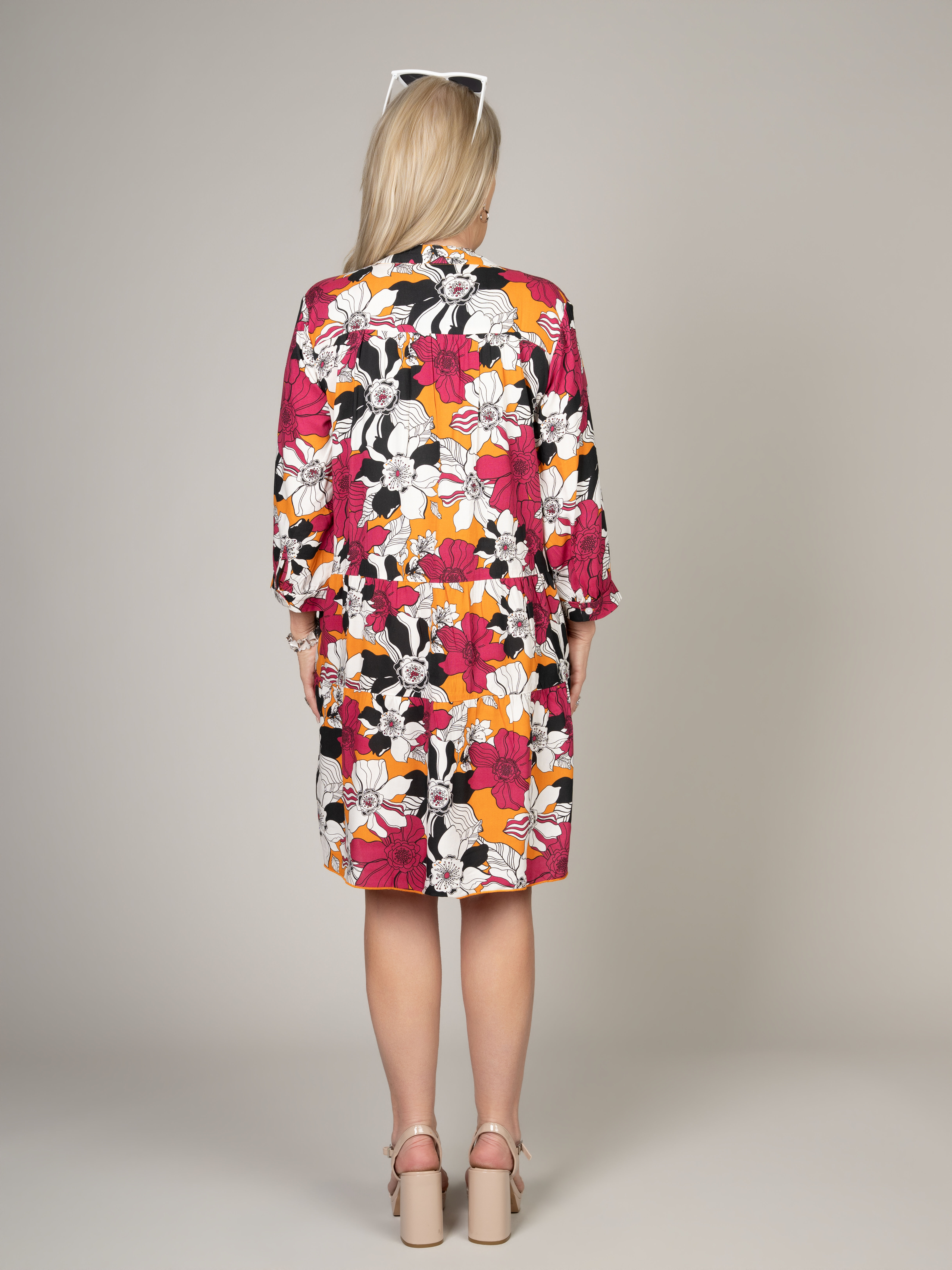 Tiered Knee Length Dress