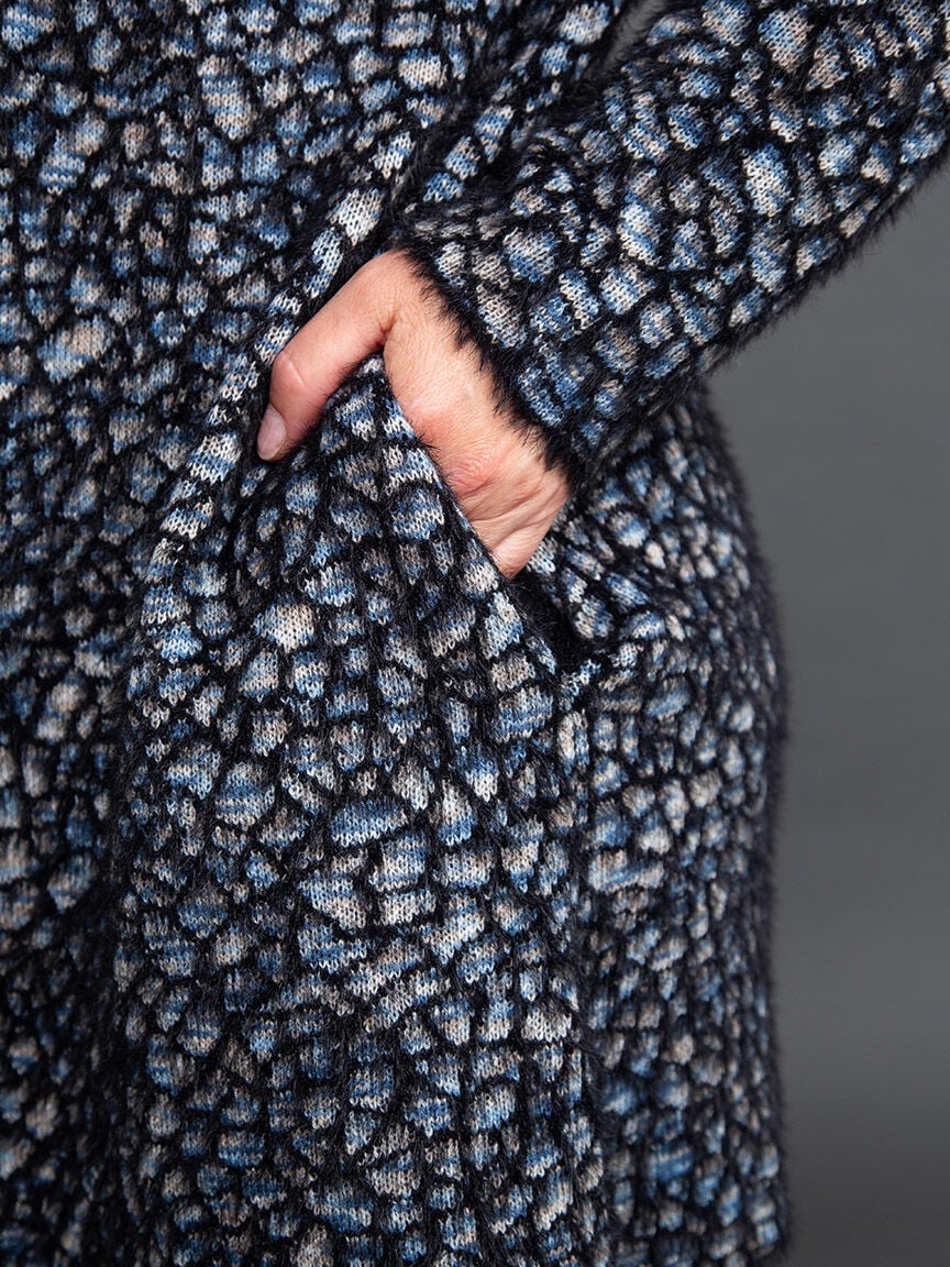 Eyelash Knit Longline Cardigan Image 5