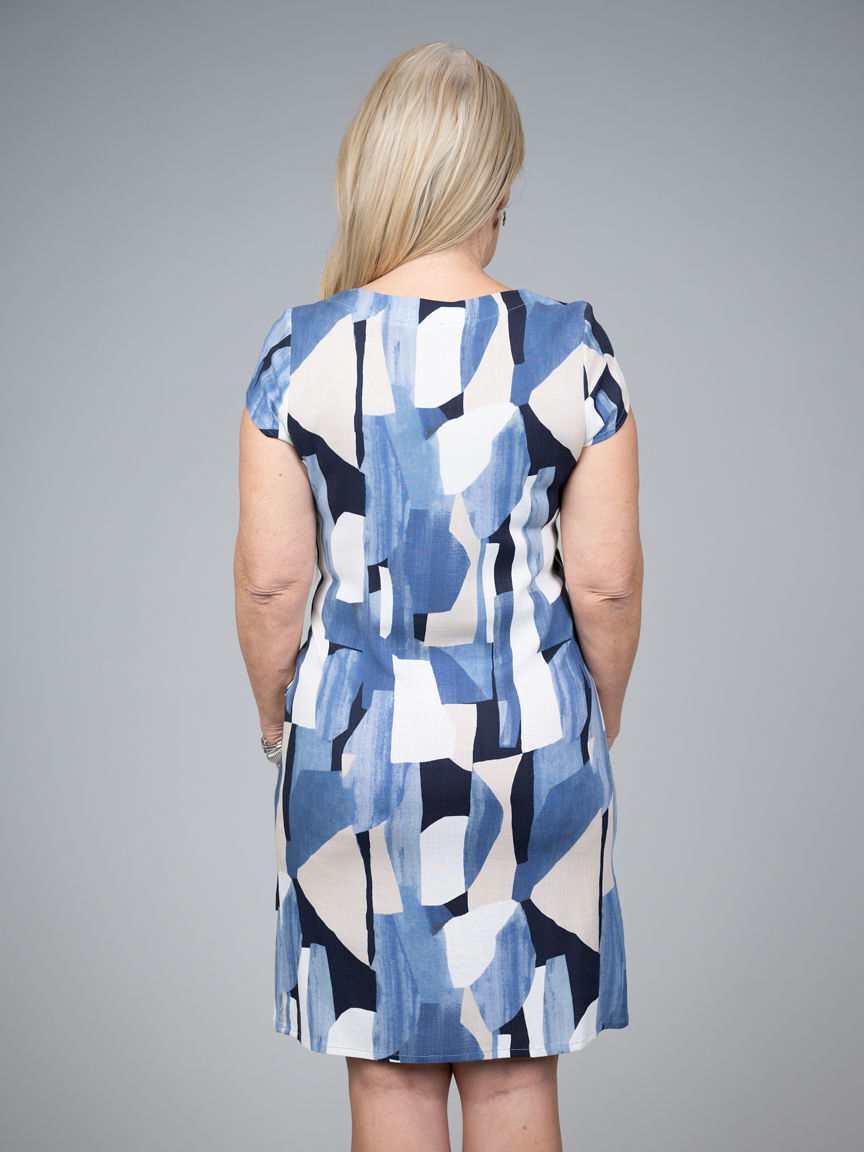 Short Sleeve Dress With Pockets