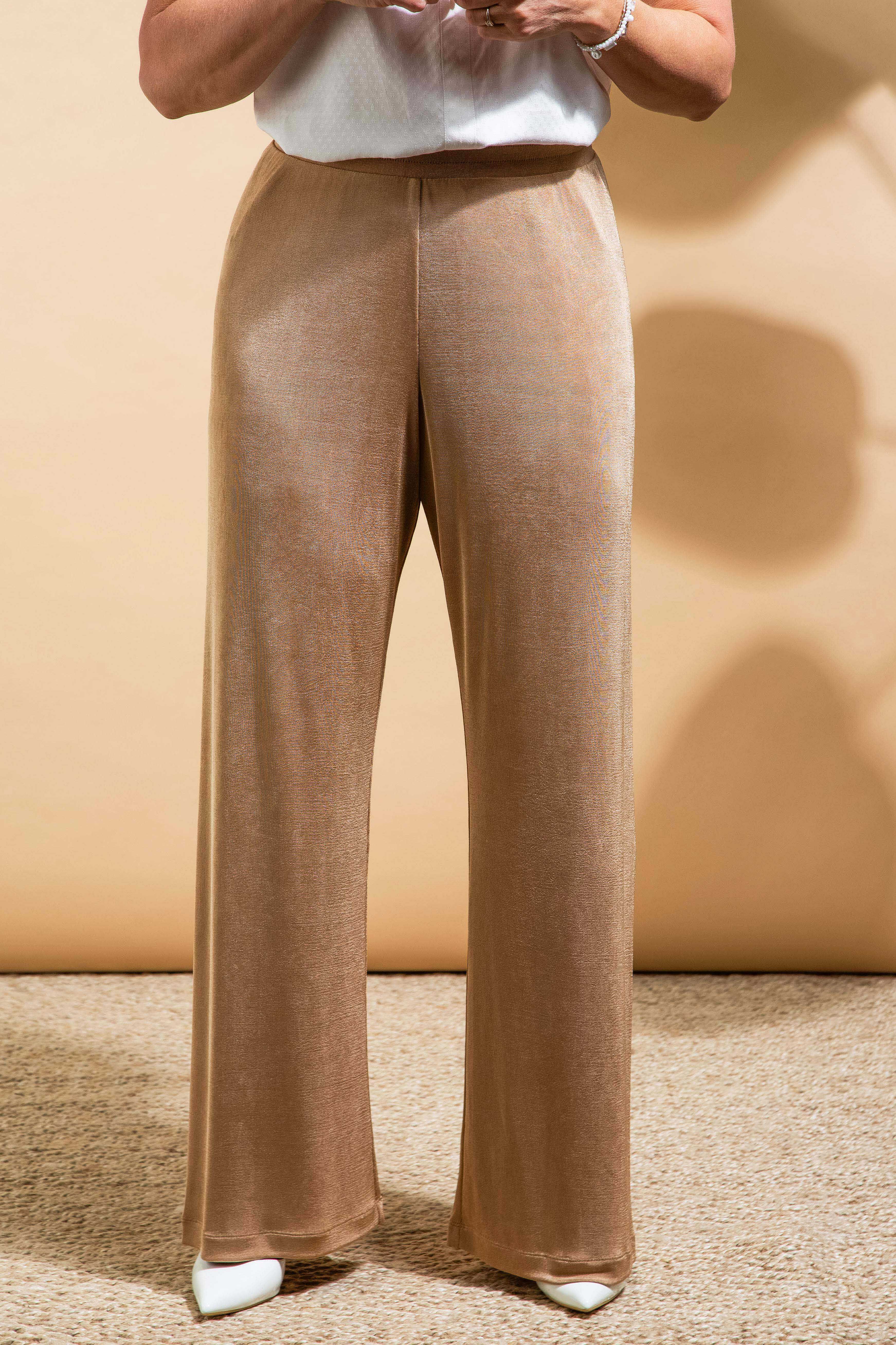 Shimmery Pull-On Pant Image 2