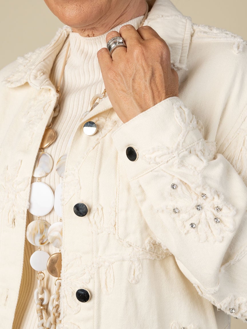 Marble Resin Chain Link Necklace 