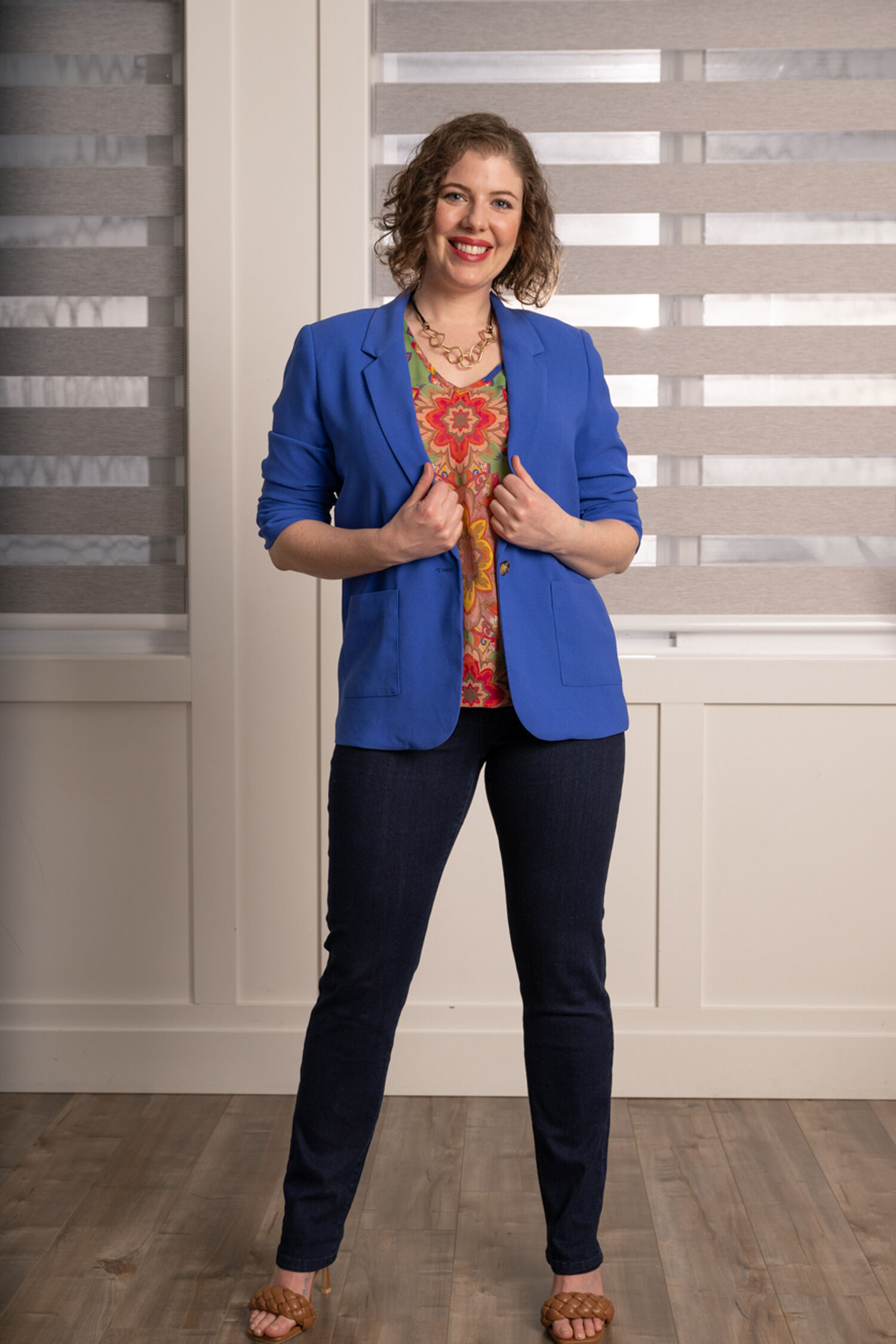 Cropped Sporty Blazer Image 1