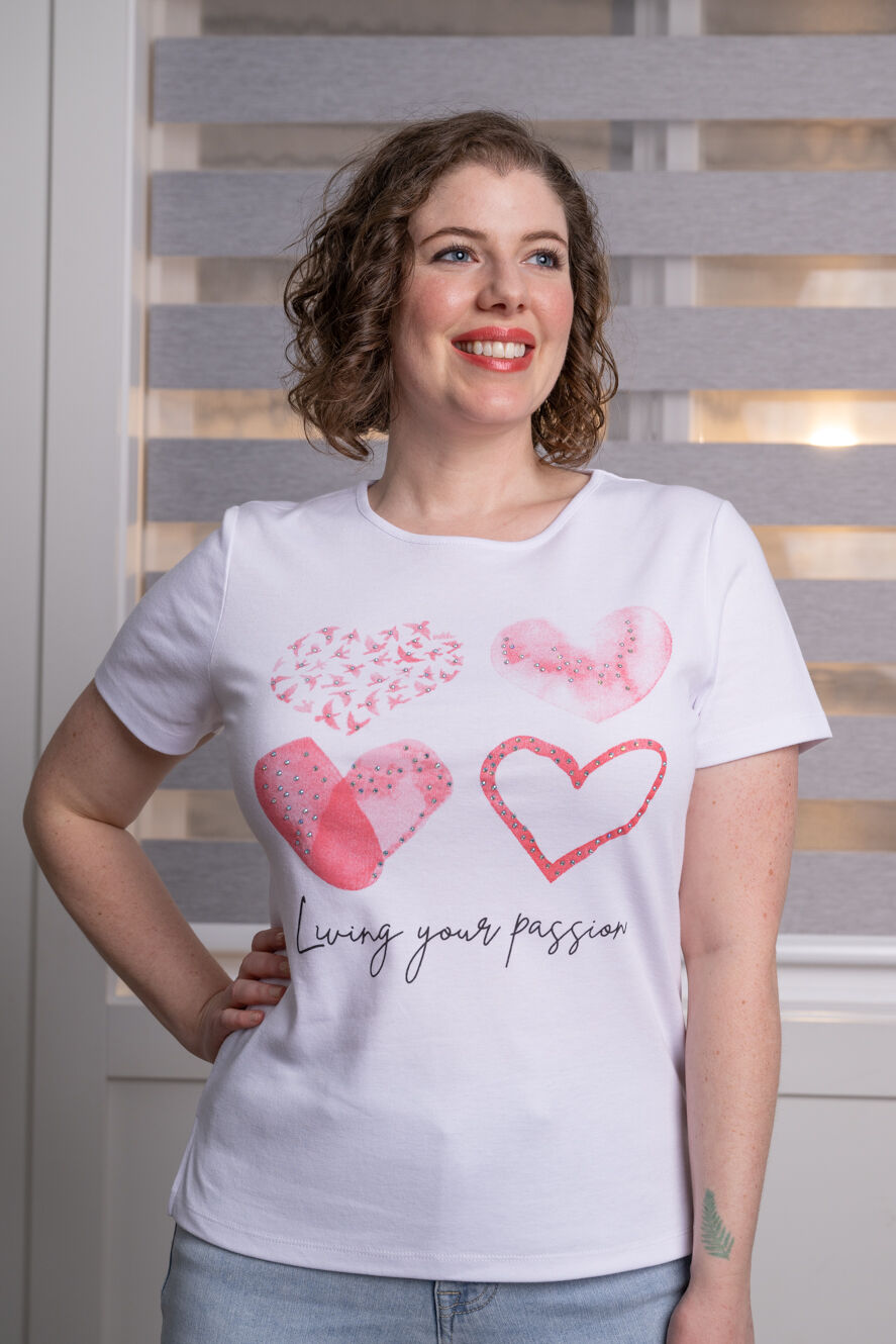 Short Sleeve Living Your Passion Top Image 1