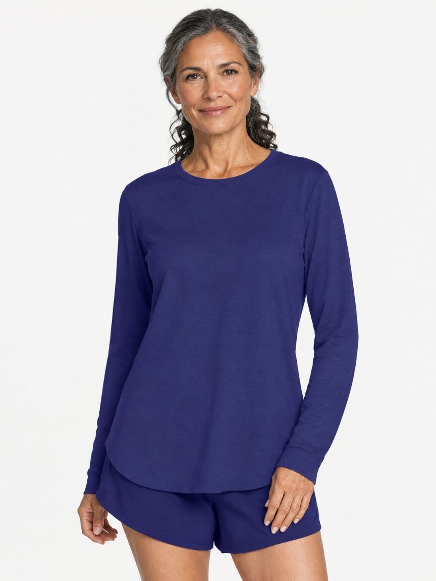 GO DRI Swfit Long Sleeve Tunic Crew
