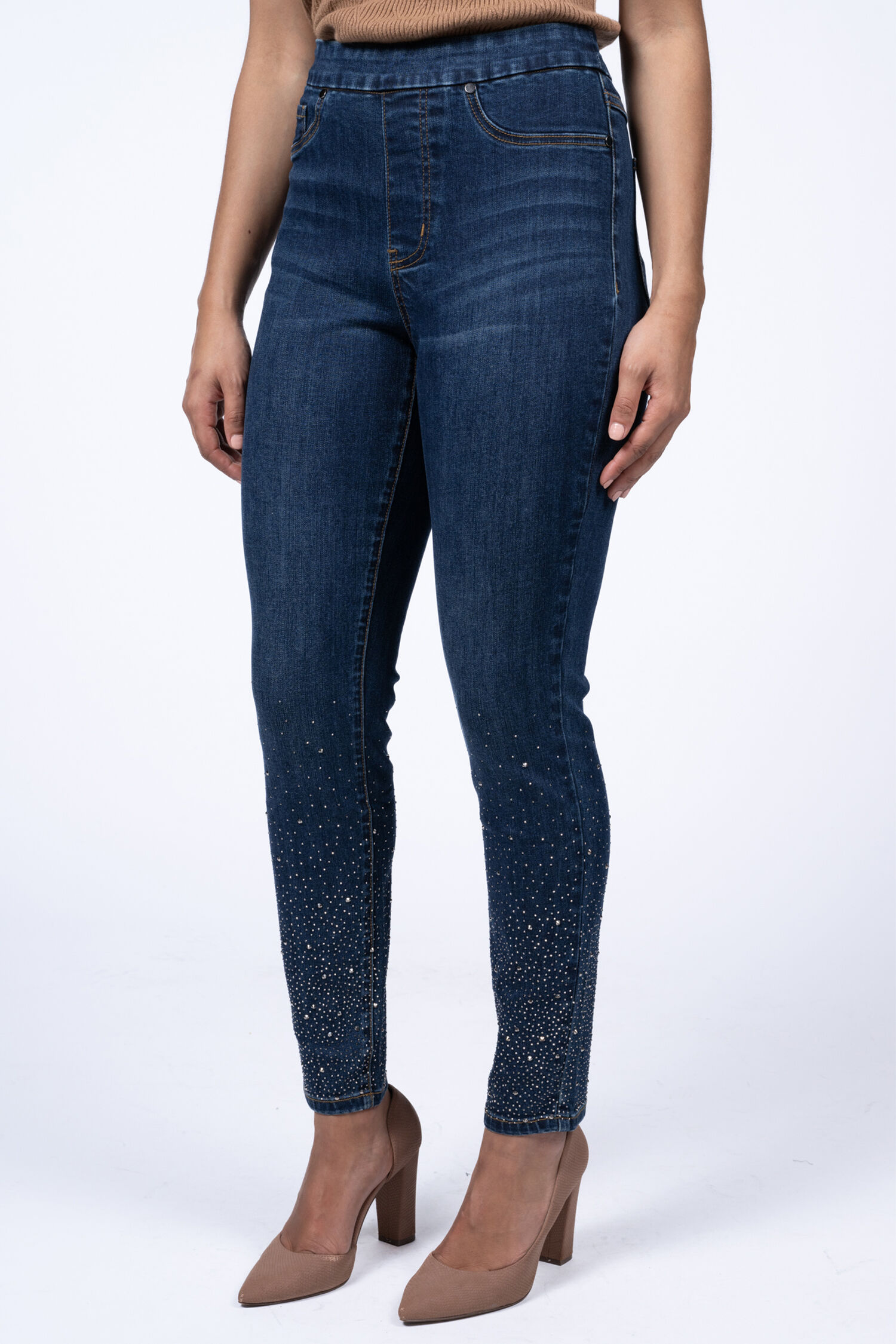 Pull-On Bling Jeans Image 3