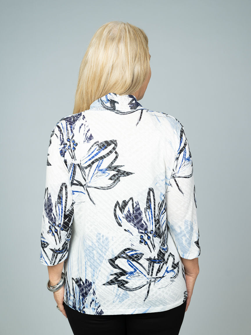 3/4 Sleeve Foolers Set With Mesh