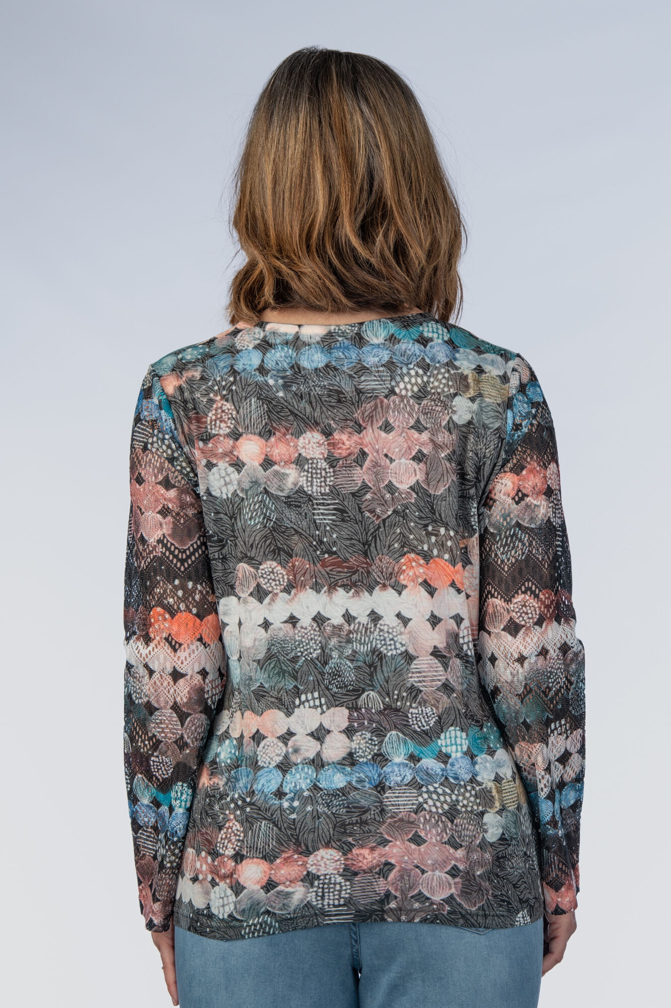 Colorful Circles Mesh-Shirt Image 2