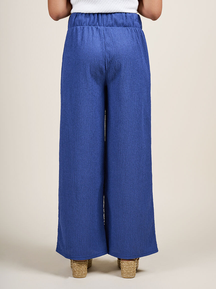 Straight Leg Pant with Front Tie Image 2