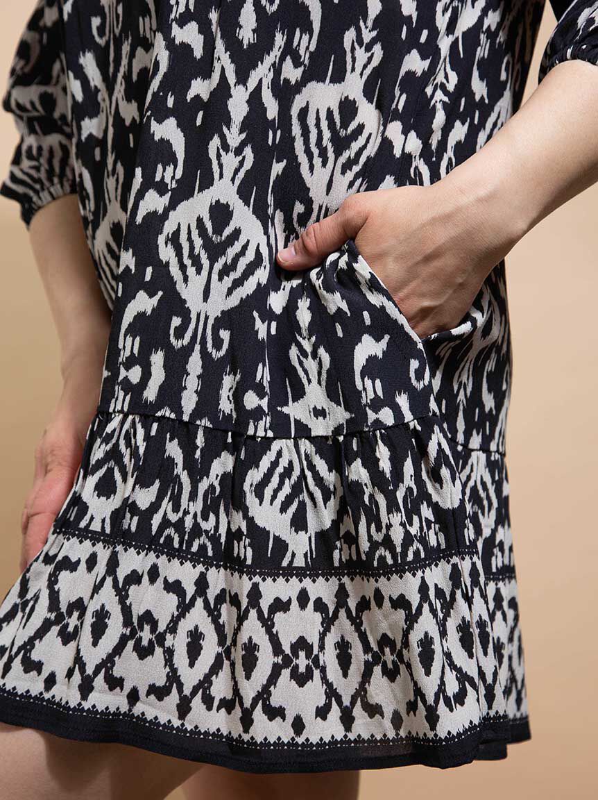 Knee Length &frac34; Sleeve Dress Image 5