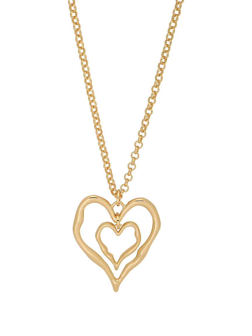 Double Heart Necklace Image 2