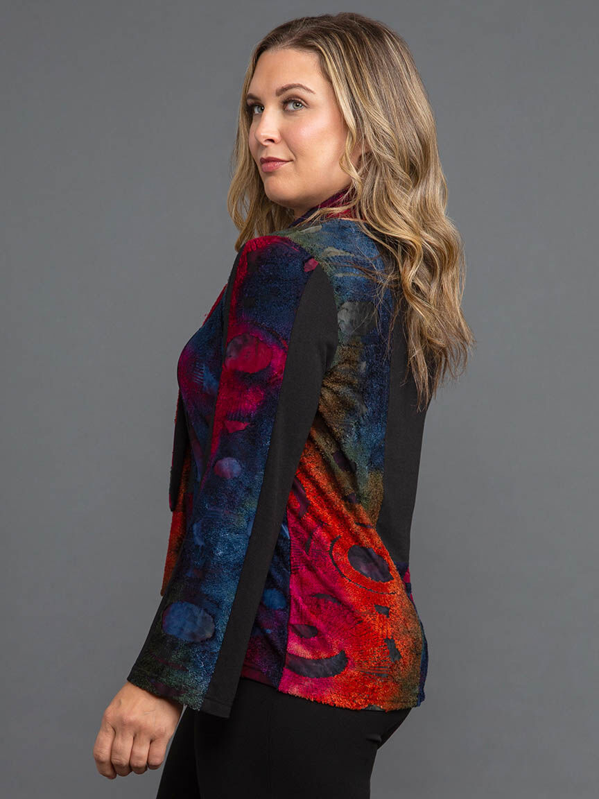 Long Sleeve Tunic with Matching Scarf Image 3