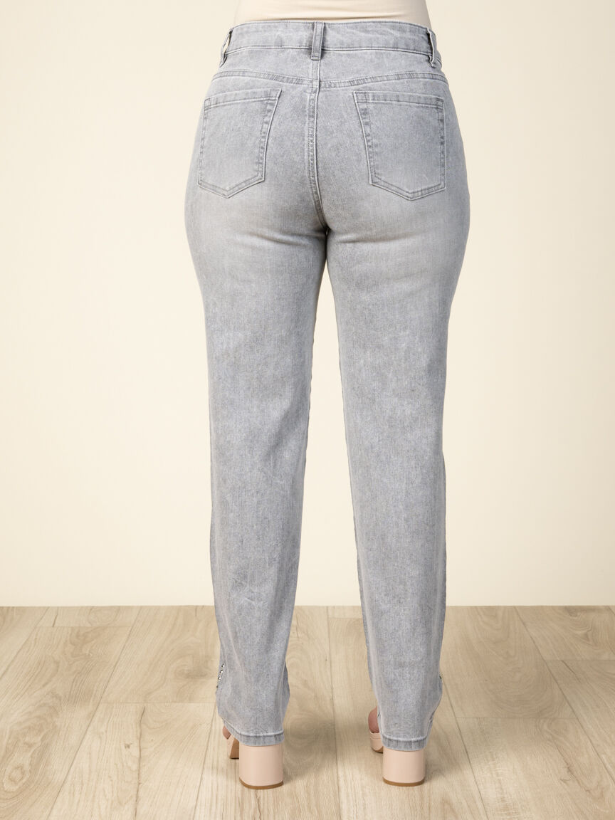 5 Pocket Jeans with Studs