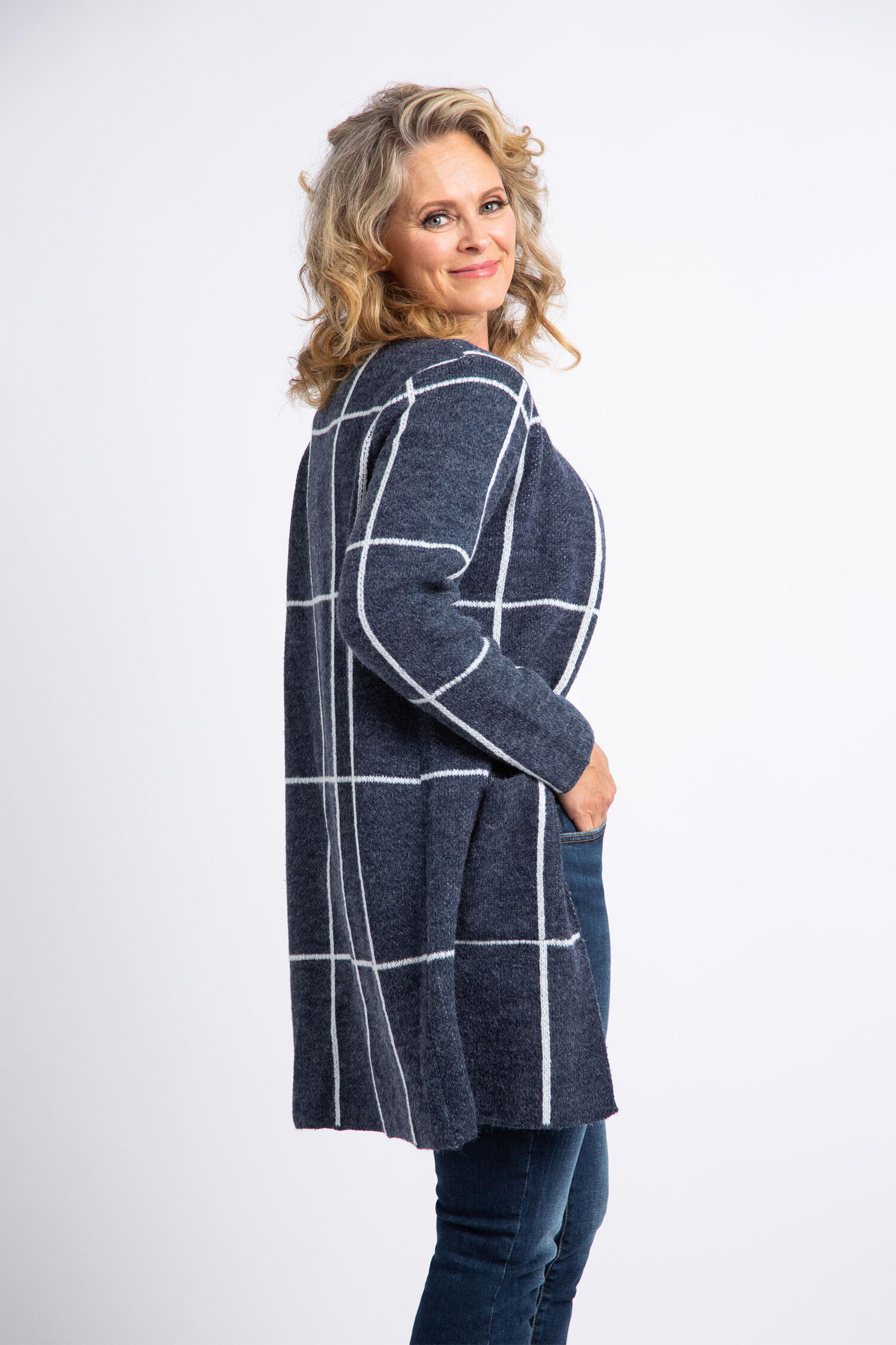 Open-Front Longline Cardigan Image 2