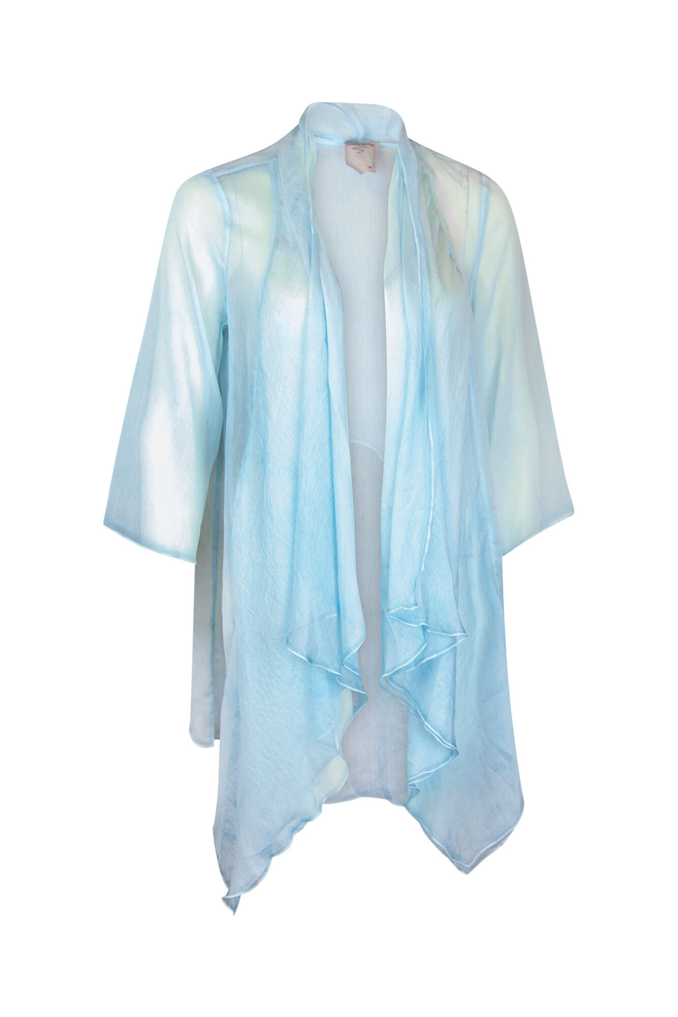 Drape Front Chiffon Cardigan Image 1