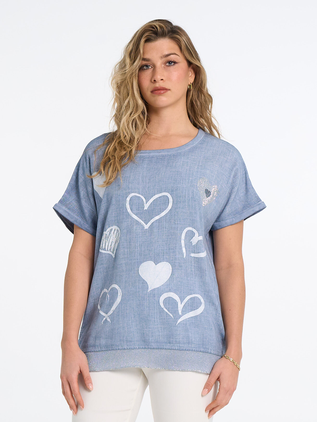 Sparkly Cotton Blend Top