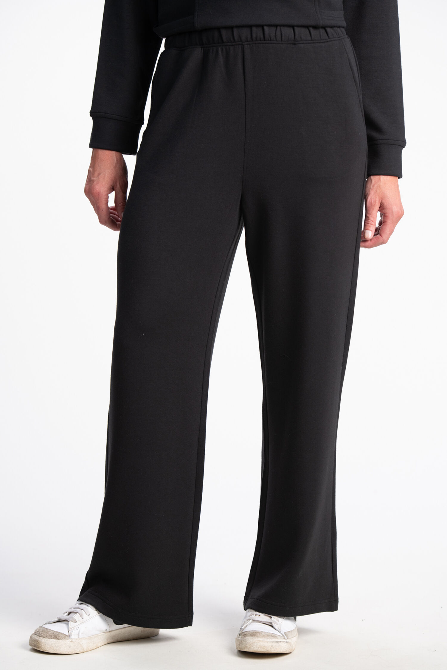 Wide Leg Scuba Pants Image 2