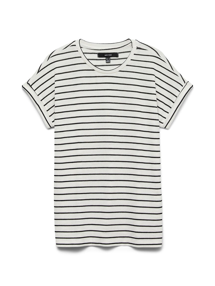 Short Folded Sleeve Shirt