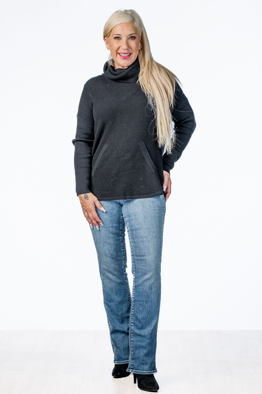 Cotton Cowl Sweater Image 4