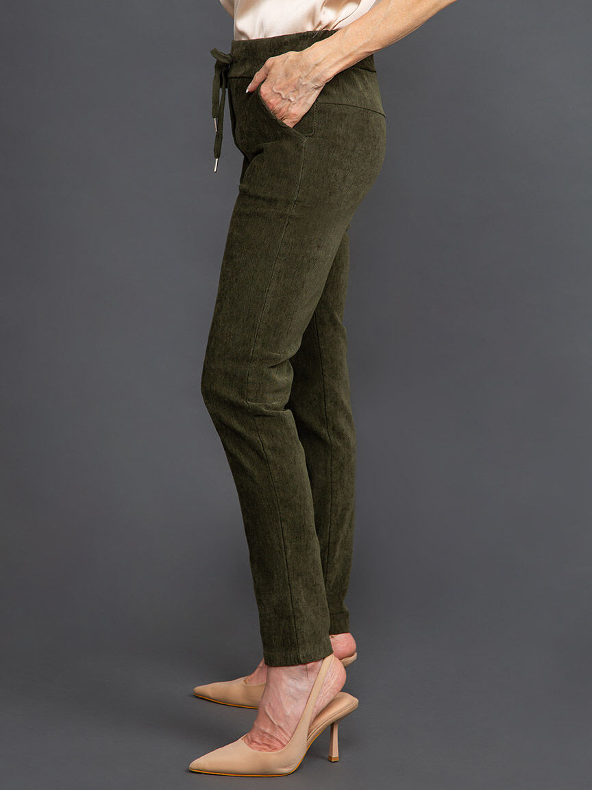 Pull-On Corduroy Tapered Pant Image 4