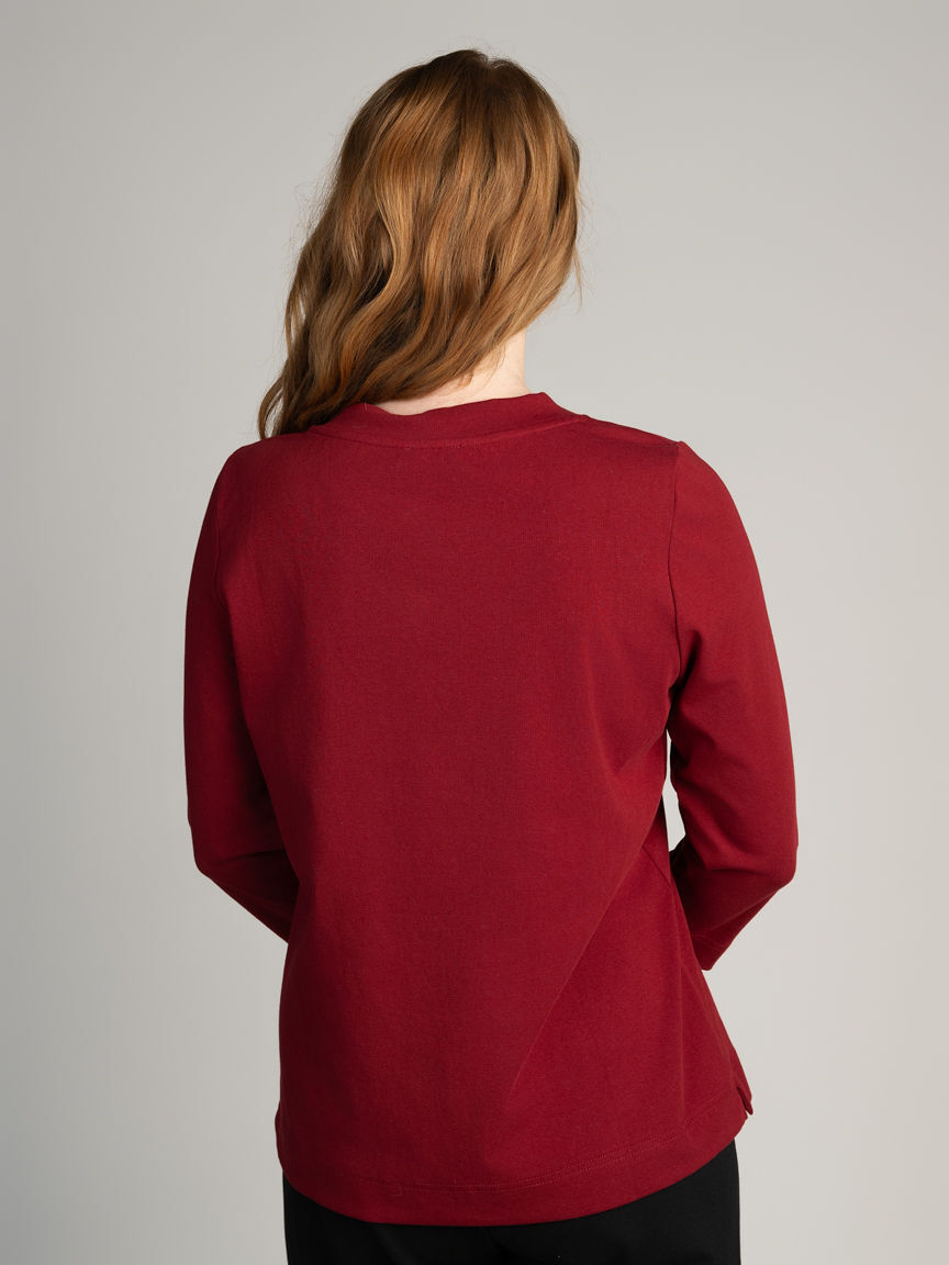 3/4 Sleeve V-Neck Top Image 5