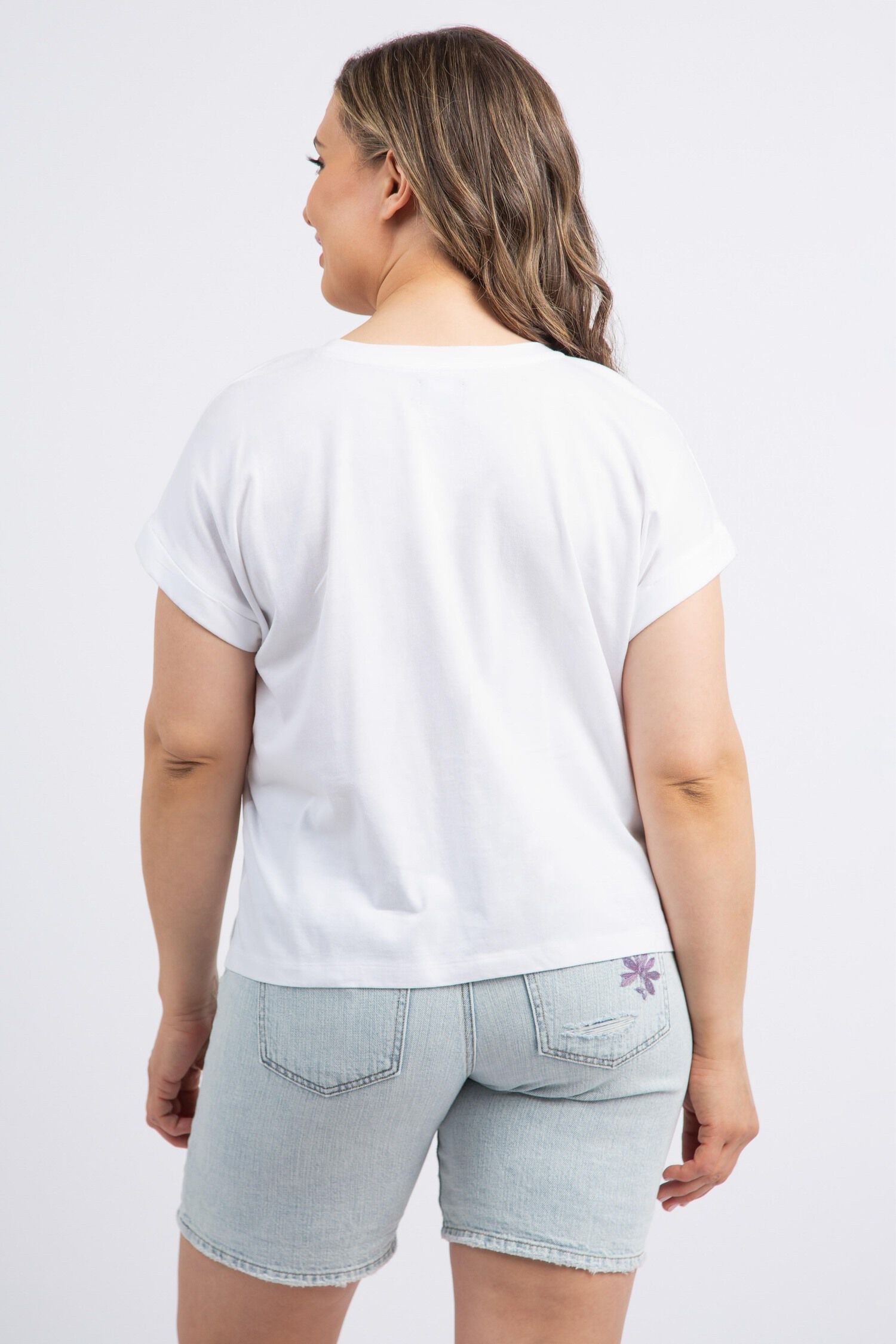 Drapey Luxe Tee Image 4