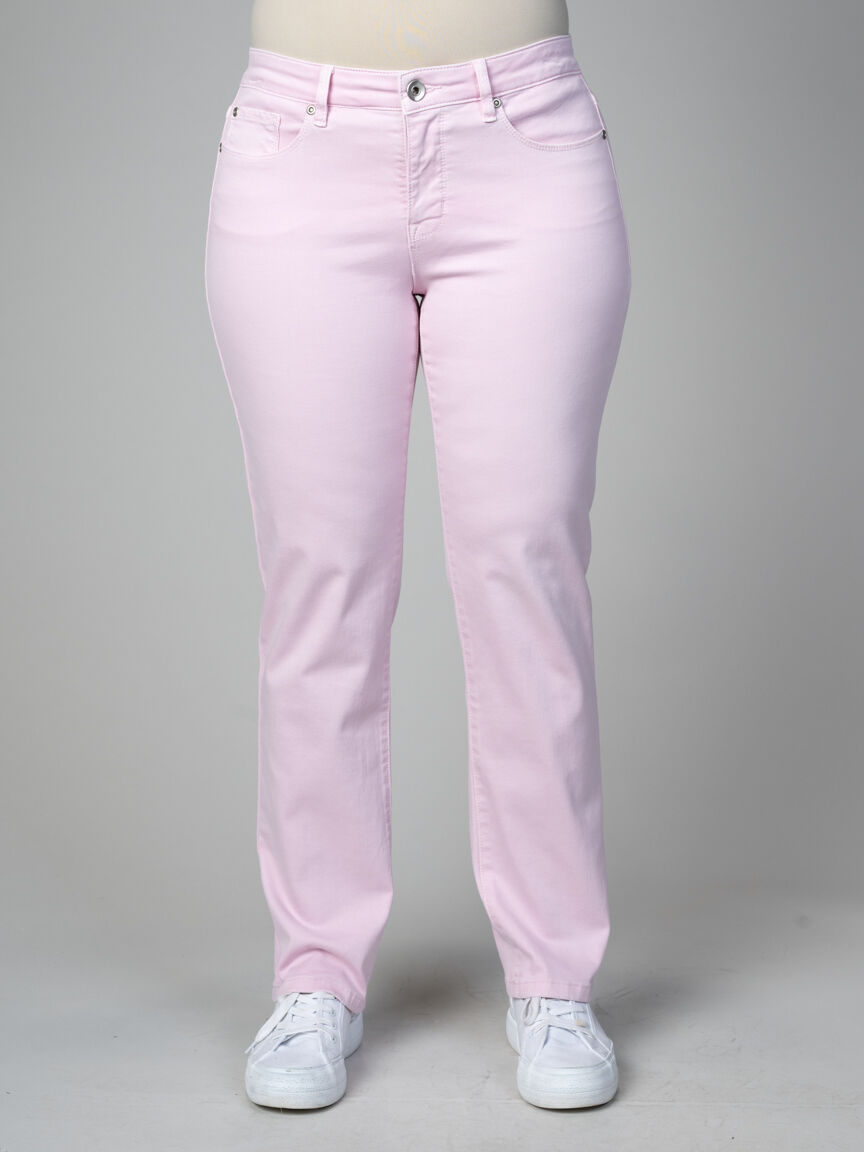 Petite 5 Pocket Colored Jeans  Image 6