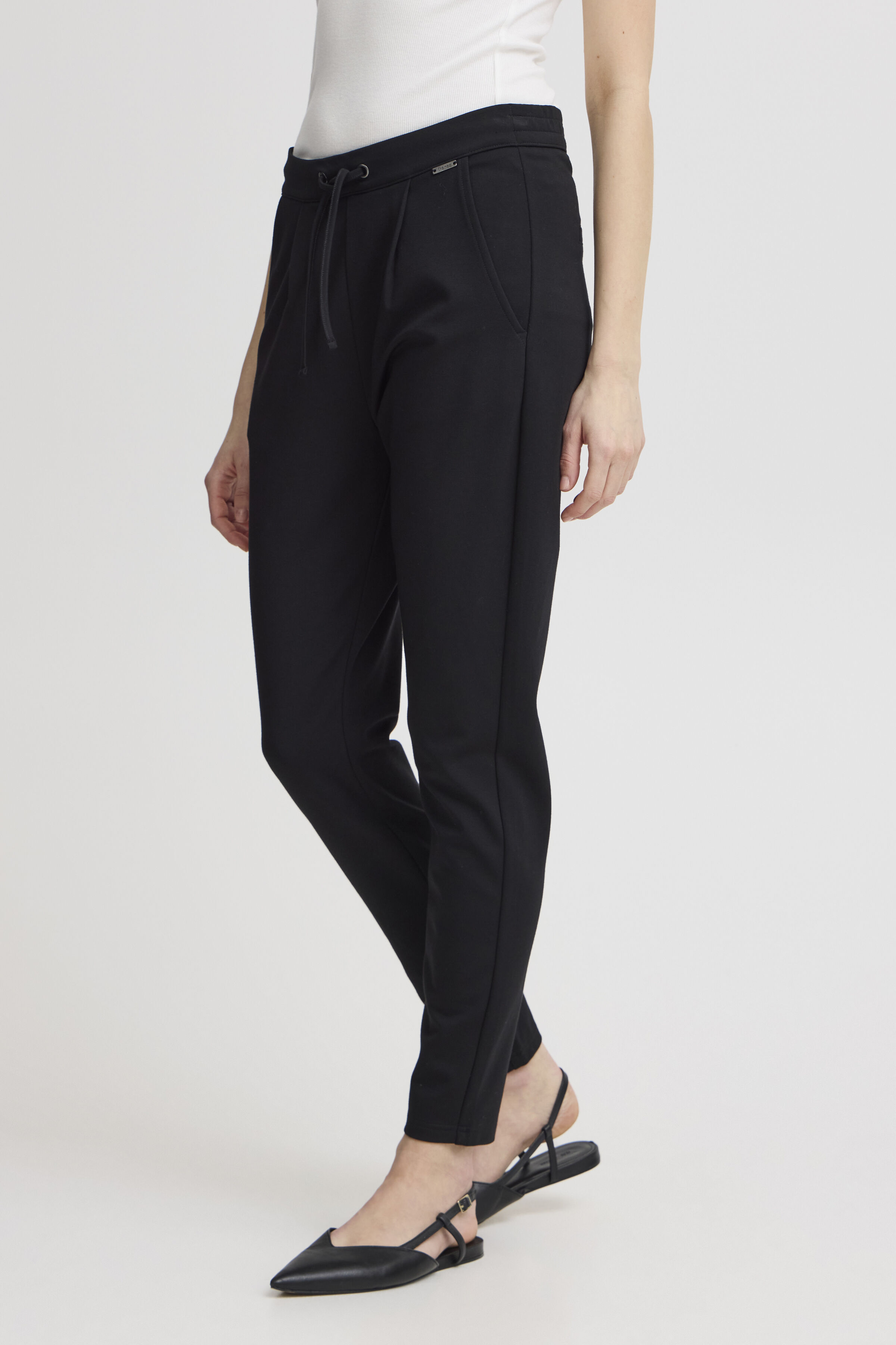Pull on Slim Leg Trouser , Navy