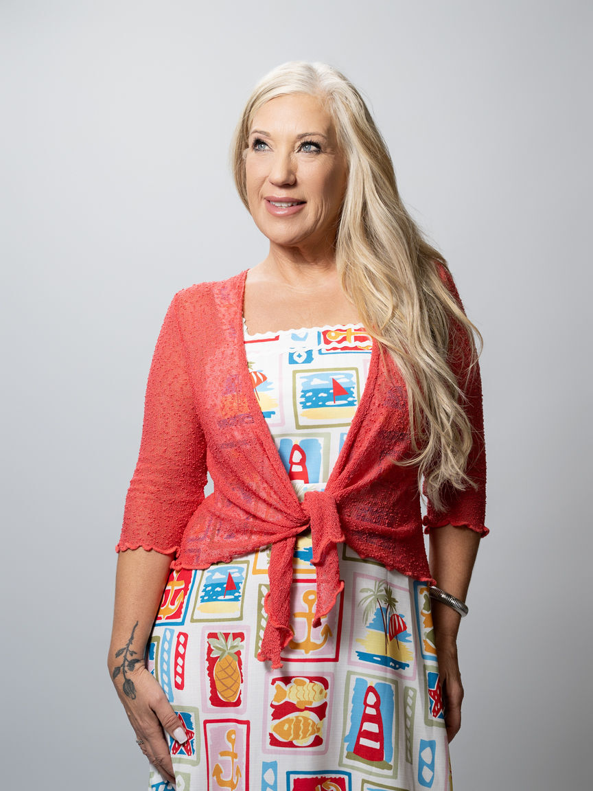 Square-Neck Rickrack Trim Maxi Dress