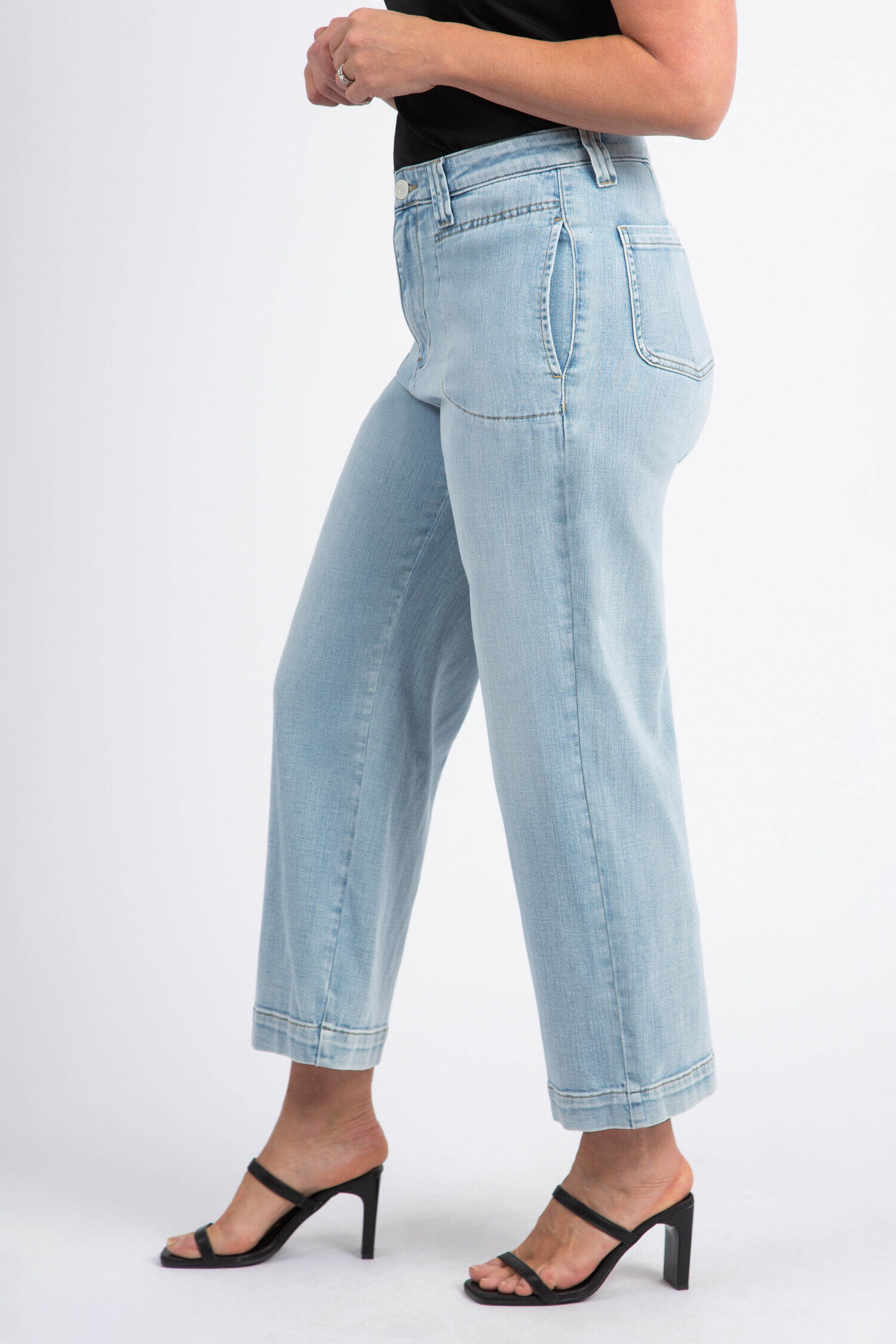 Sophia Wide Leg Crop Jean Image 2