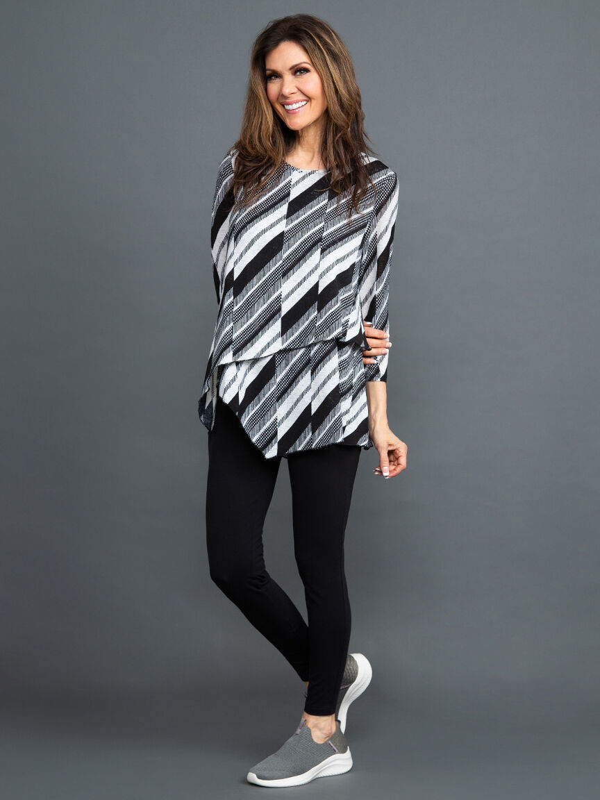 Layered Asymmetrical Hem Top Image 1