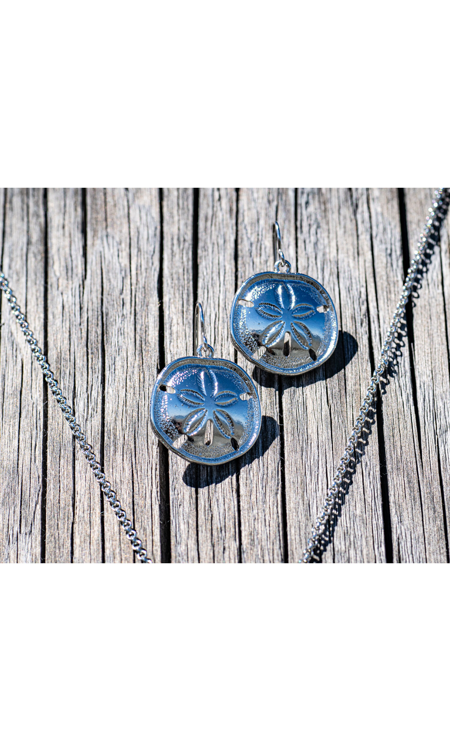 Sand Dollar Necklace Set Image 3