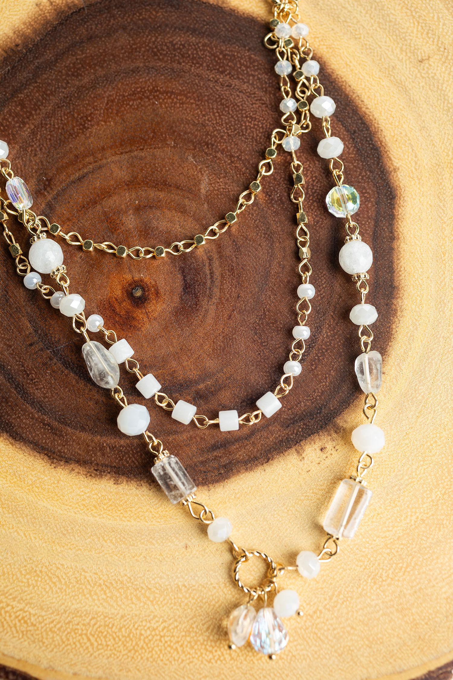 Multi-Strand Long Necklace Set Image 2