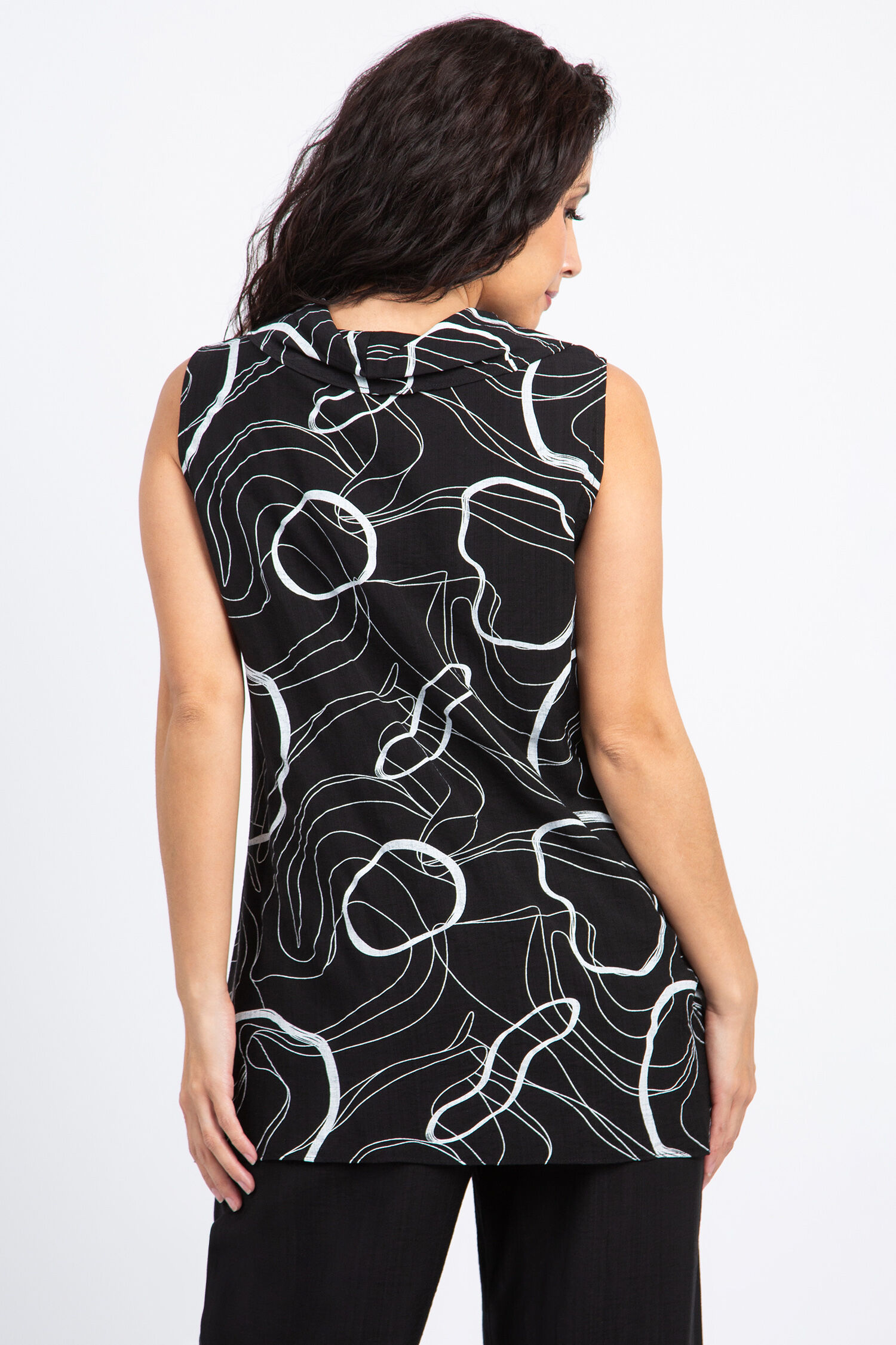 Sleeveless Cowl Neck Top Image 4