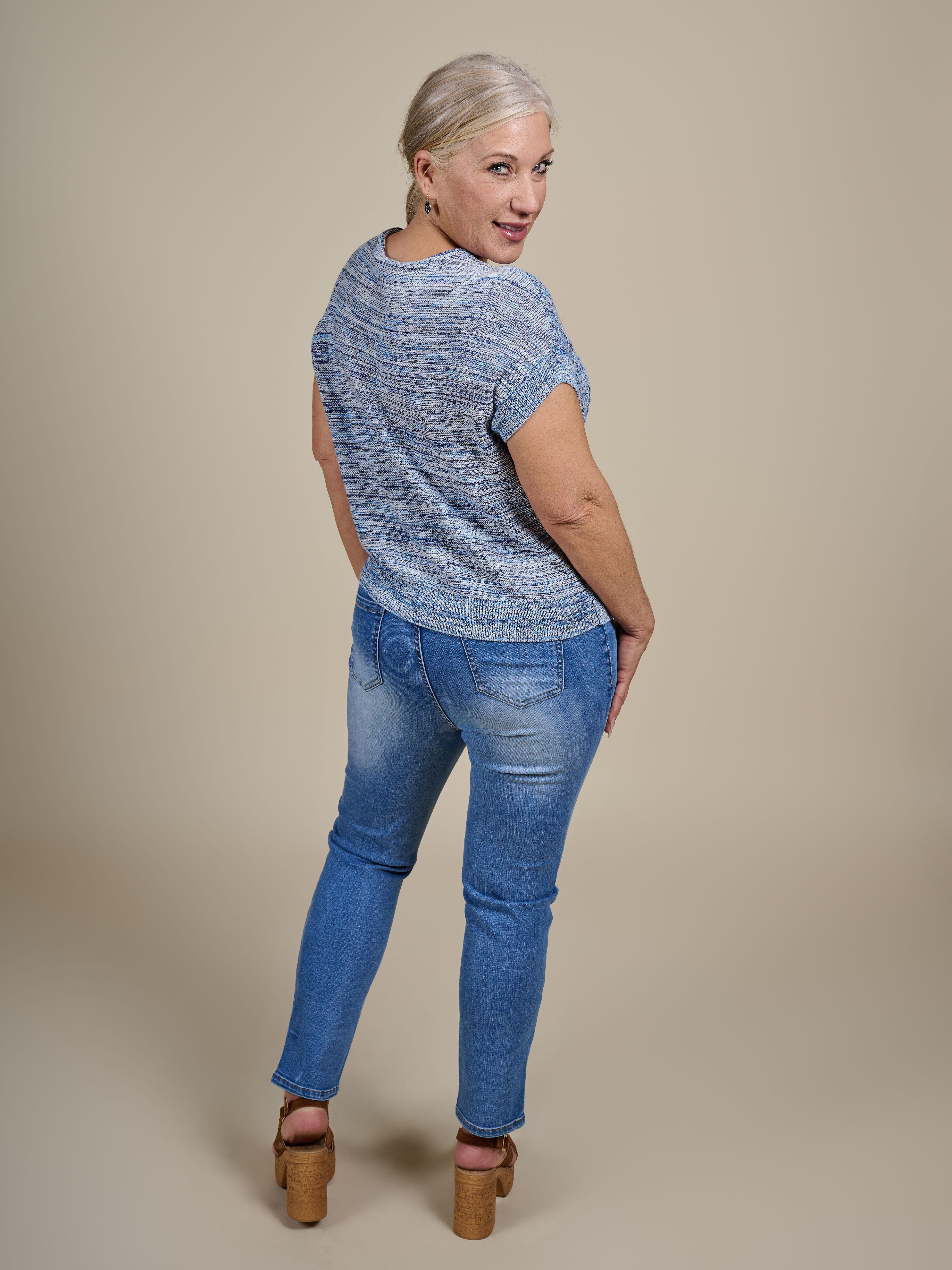 Jeans with Hotfix Embellishment  Image 2