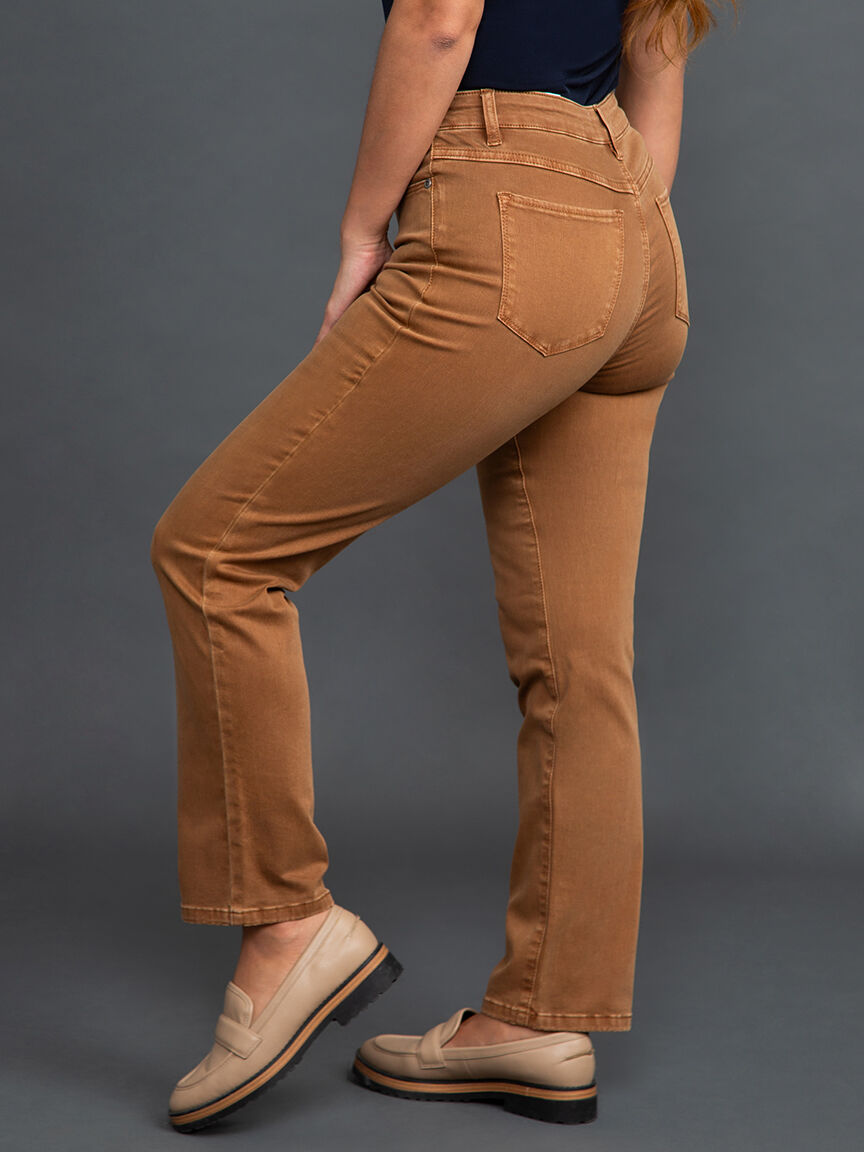 Petite 5 Pocket Colored Jeans Image 3