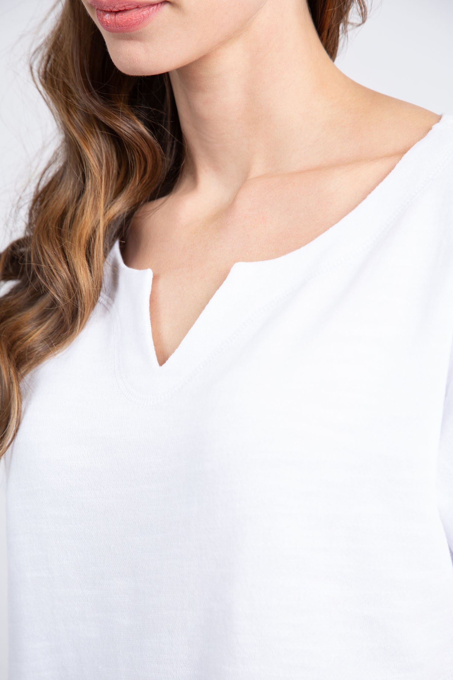 French Terry Short Sleeve Sweater Image 4