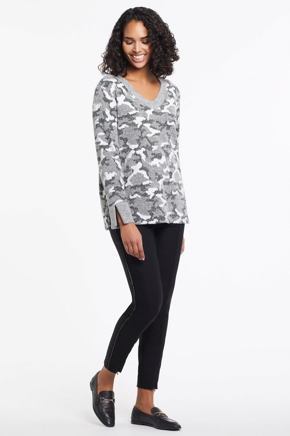 Soft Camouflage Sweater Image 1